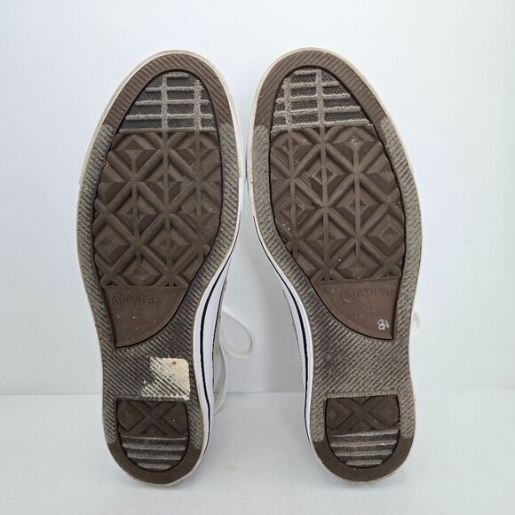 Converse | Chuck Taylor's All-Star tan canvas neutral mids sneakers | MENS 8 - Picture 8 of 8